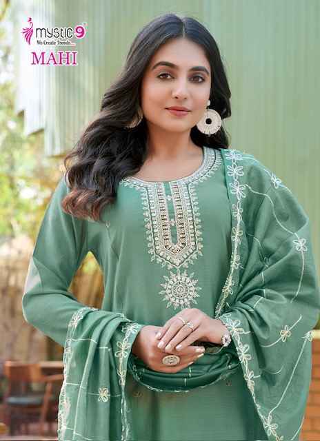 Mystic 9 Mahi Vol-1 Vertican Readymade Suit (8 pcs Catalogue)