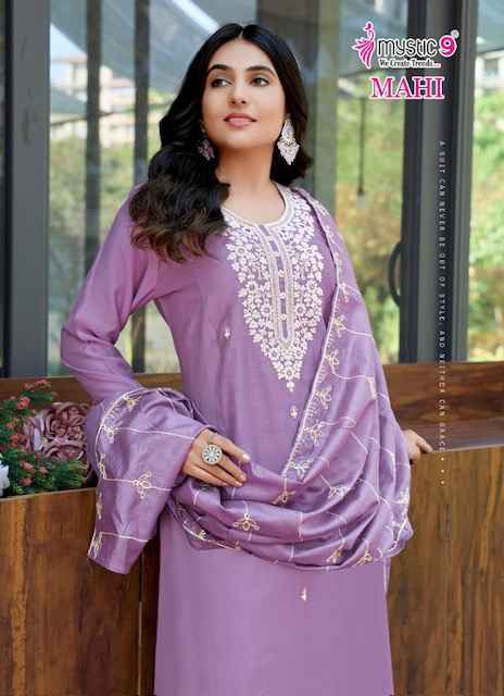 Mystic 9 Mahi Vol-1 Vertican Readymade Suit (8 pcs Catalogue)