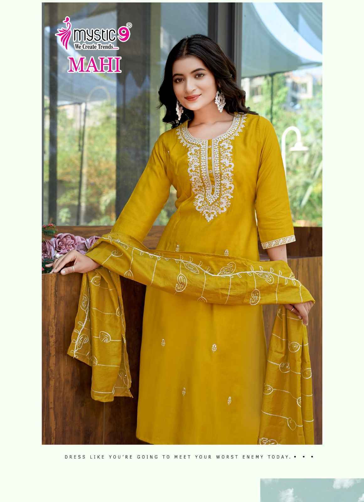 Mystic 9 Mahi Vol-1 Vertican Readymade Suit (8 pcs Catalogue)