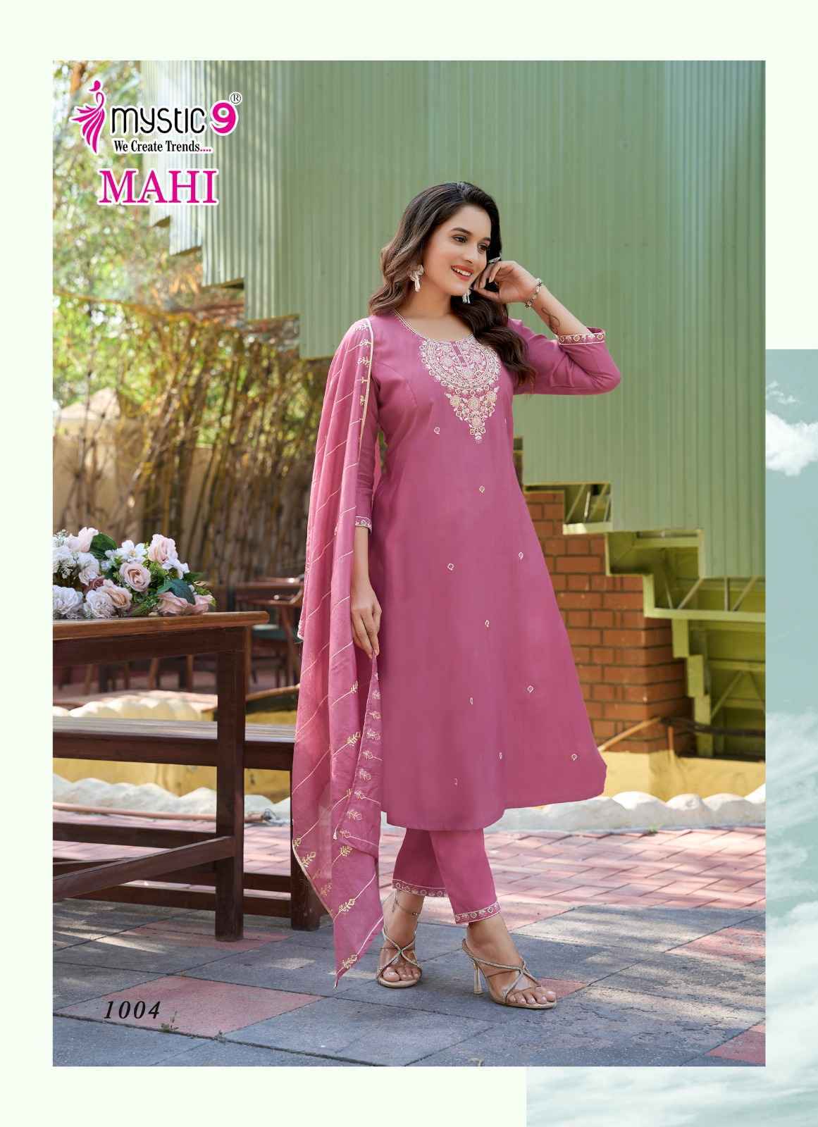 Mystic 9 Mahi Vol-1 Vertican Readymade Suit (8 pcs Catalogue)