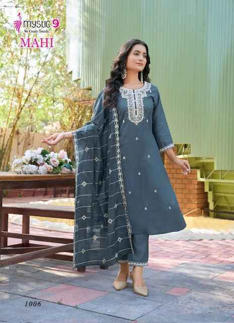 Mystic 9 Mahi Vol-1 Vertican Readymade Suit (8 pcs Catalogue)