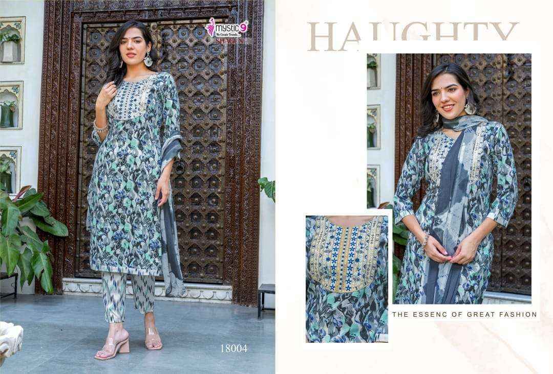 Mystic 9 Shagun Vol-18 Rayon Readymade Suit (8 pcs Catalogue)