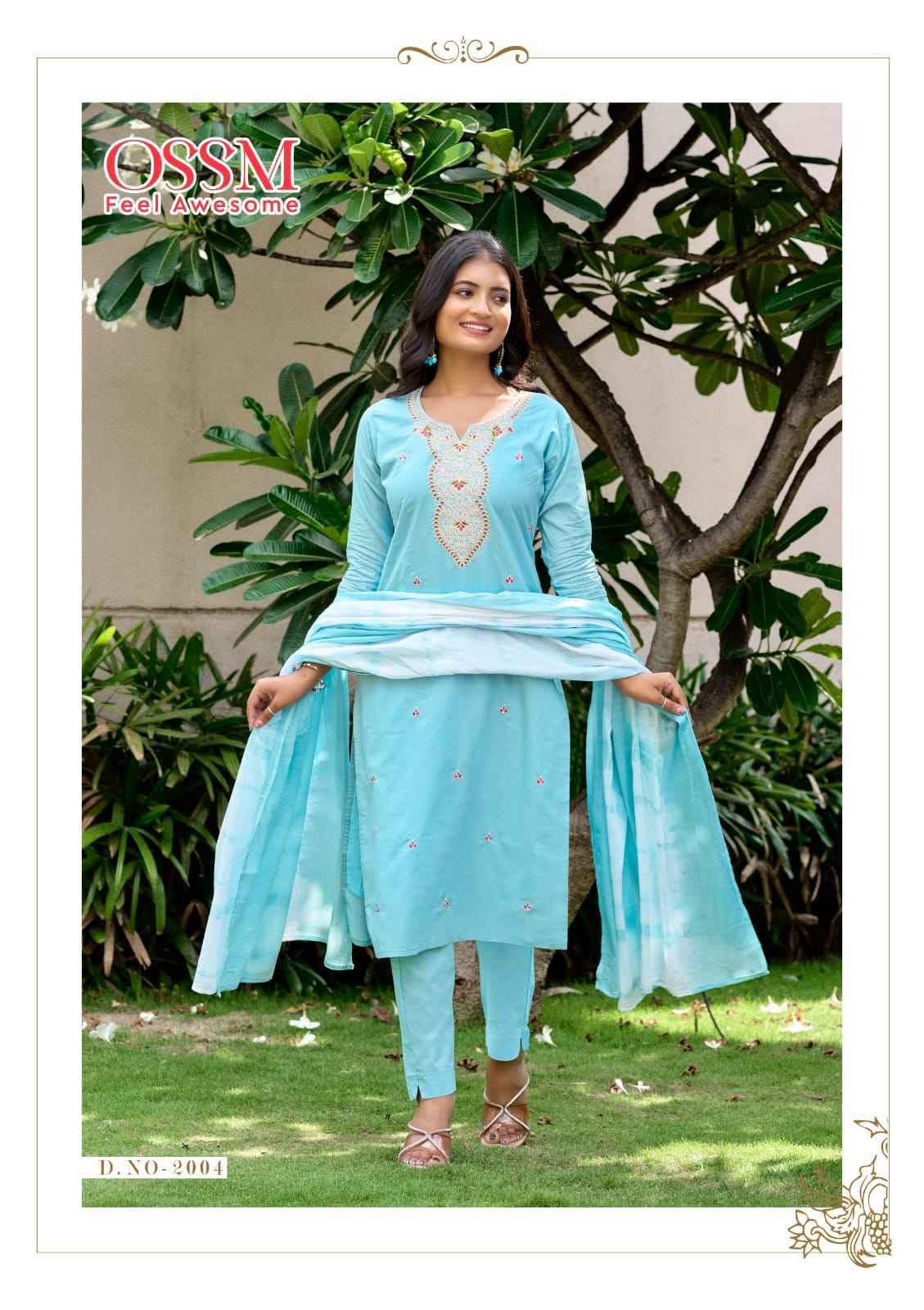 Ossm Mantra Vol-2 Cotton Readymade Suit (6 pcs Catalogue)