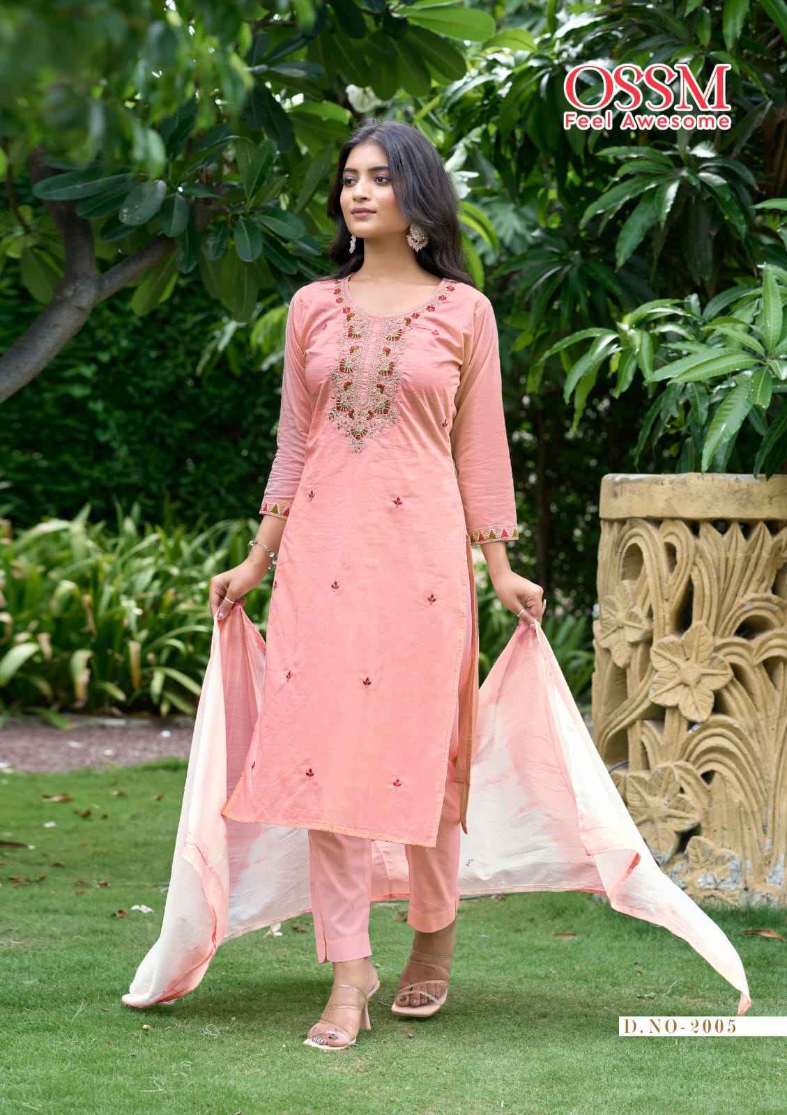 Ossm Mantra Vol-2 Cotton Readymade Suit (6 pcs Catalogue)