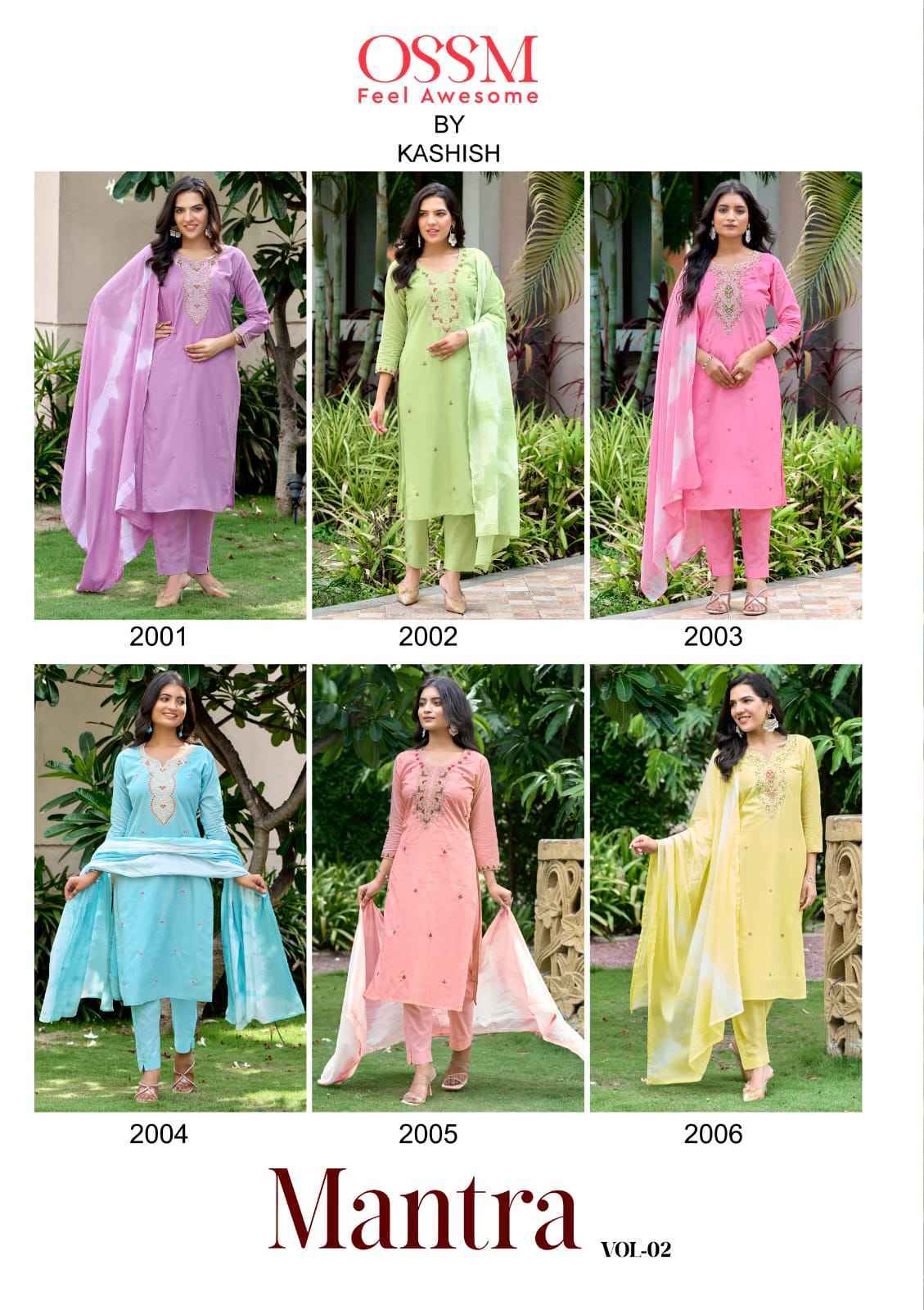Ossm Mantra Vol-2 Cotton Readymade Suit (6 pcs Catalogue)