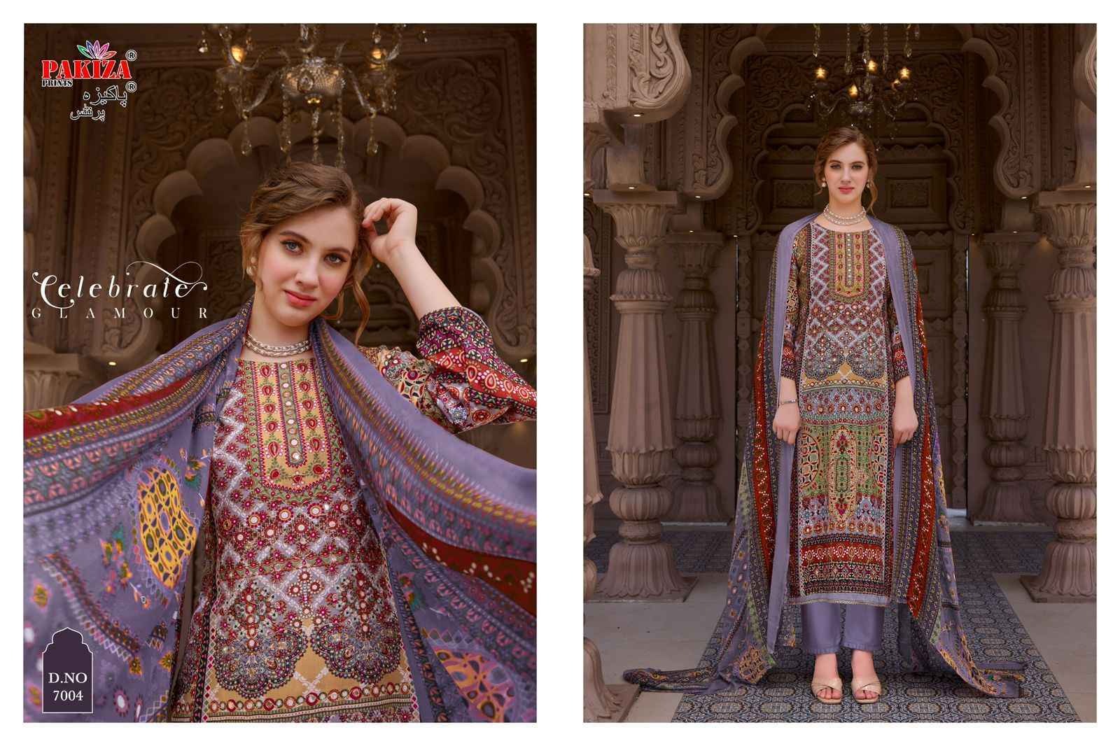 Pakiza Prints Nawazish Vol-7 Rayon Dress Material (4 pcs Catalogue)