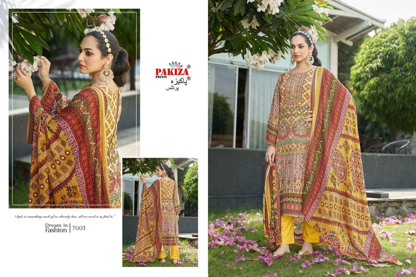 Pakiza Prints Nawazish Vol-7 Rayon Dress Material (4 pcs Catalogue)