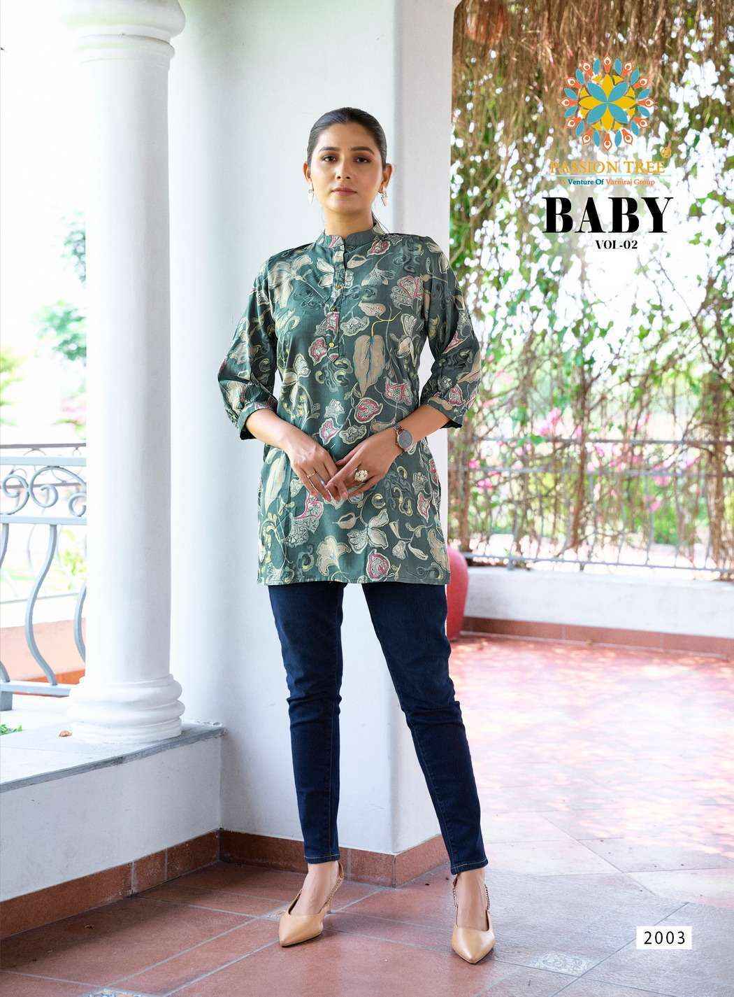 Passion Tree Baby Vol-2 Rayon Top (12 pcs Catalogue)