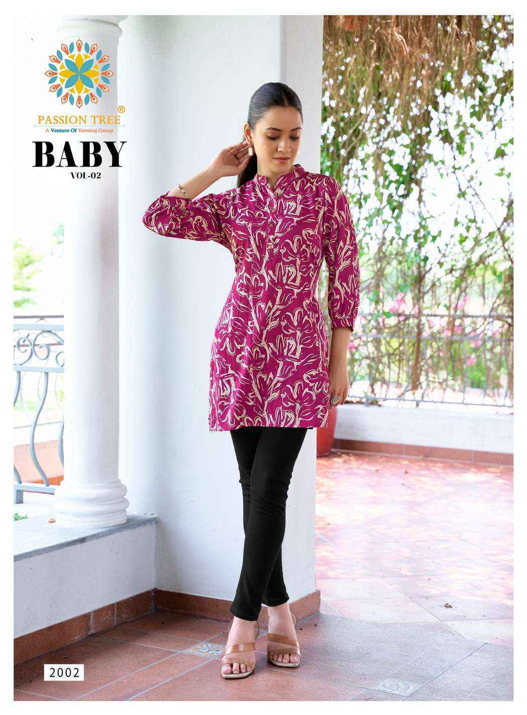 Passion Tree Baby Vol-2 Rayon Top (12 pcs Catalogue)