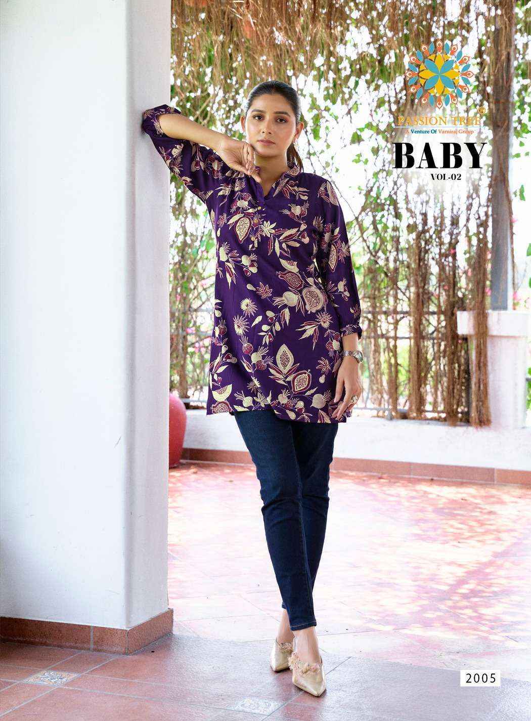 Passion Tree Baby Vol-2 Rayon Top (12 pcs Catalogue)