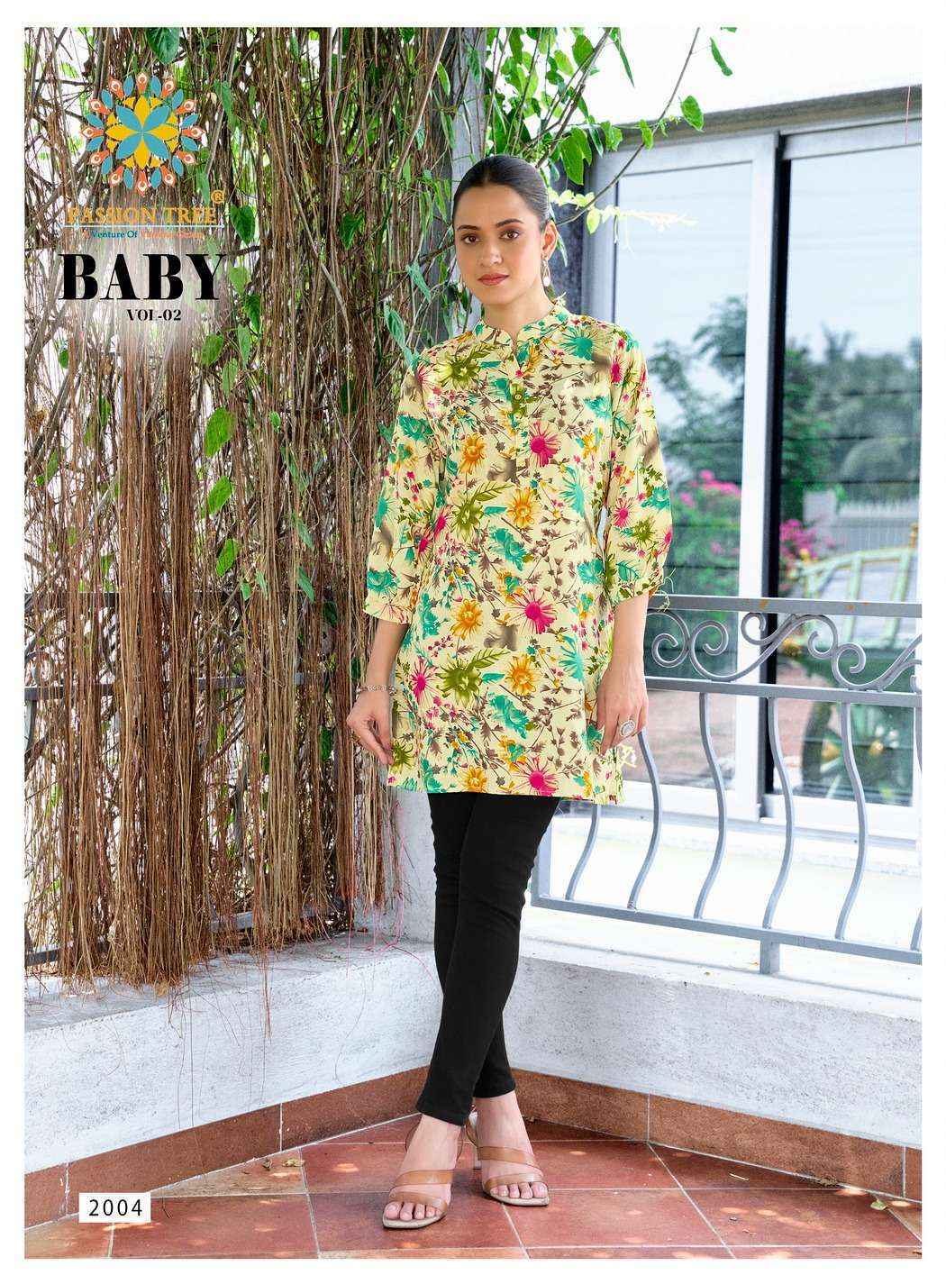 Passion Tree Baby Vol-2 Rayon Top (12 pcs Catalogue)