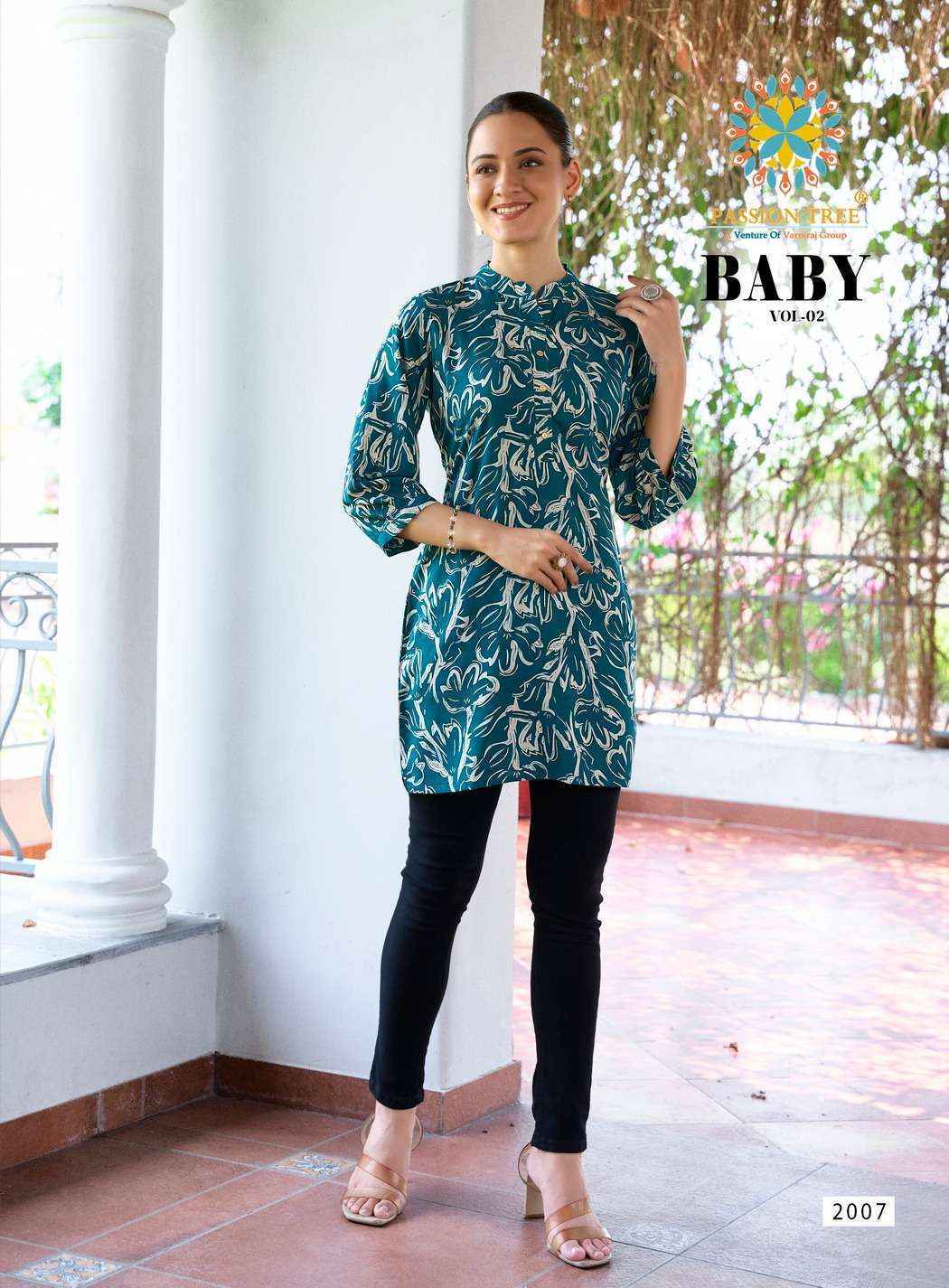 Passion Tree Baby Vol-2 Rayon Top (12 pcs Catalogue)