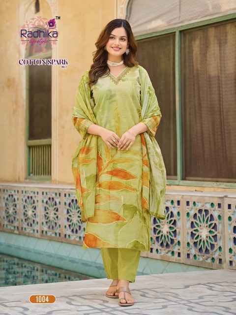 Radhika Lifestyle Cotton Spark Vol-1 Cotton Readymade Suit (8 pcs Catalogue)