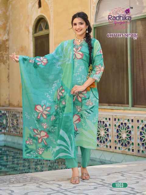 Radhika Lifestyle Cotton Spark Vol-1 Cotton Readymade Suit (8 pcs Catalogue)