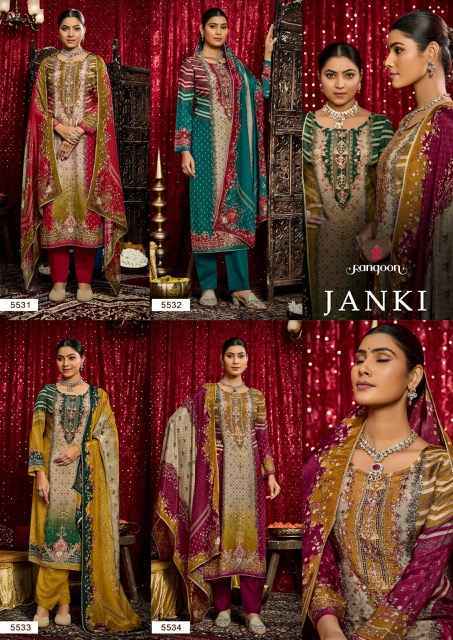 Rangoon Janki Musline Readymade Suit (4 pcs Catalogue)