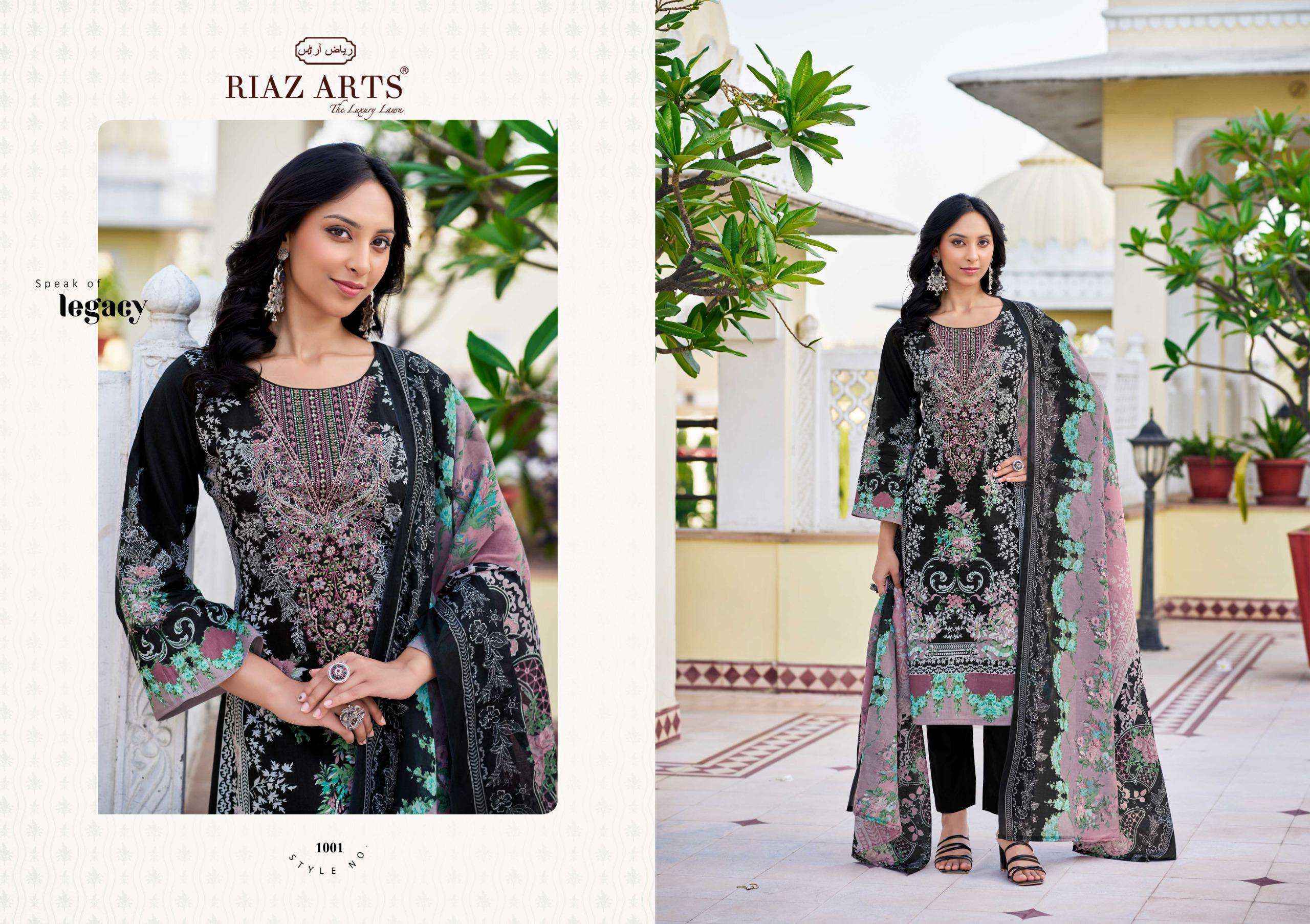 Riaz Arts Musafir Vol-26 Lawn Cotton Dress Material (8 pcs Catalogue)