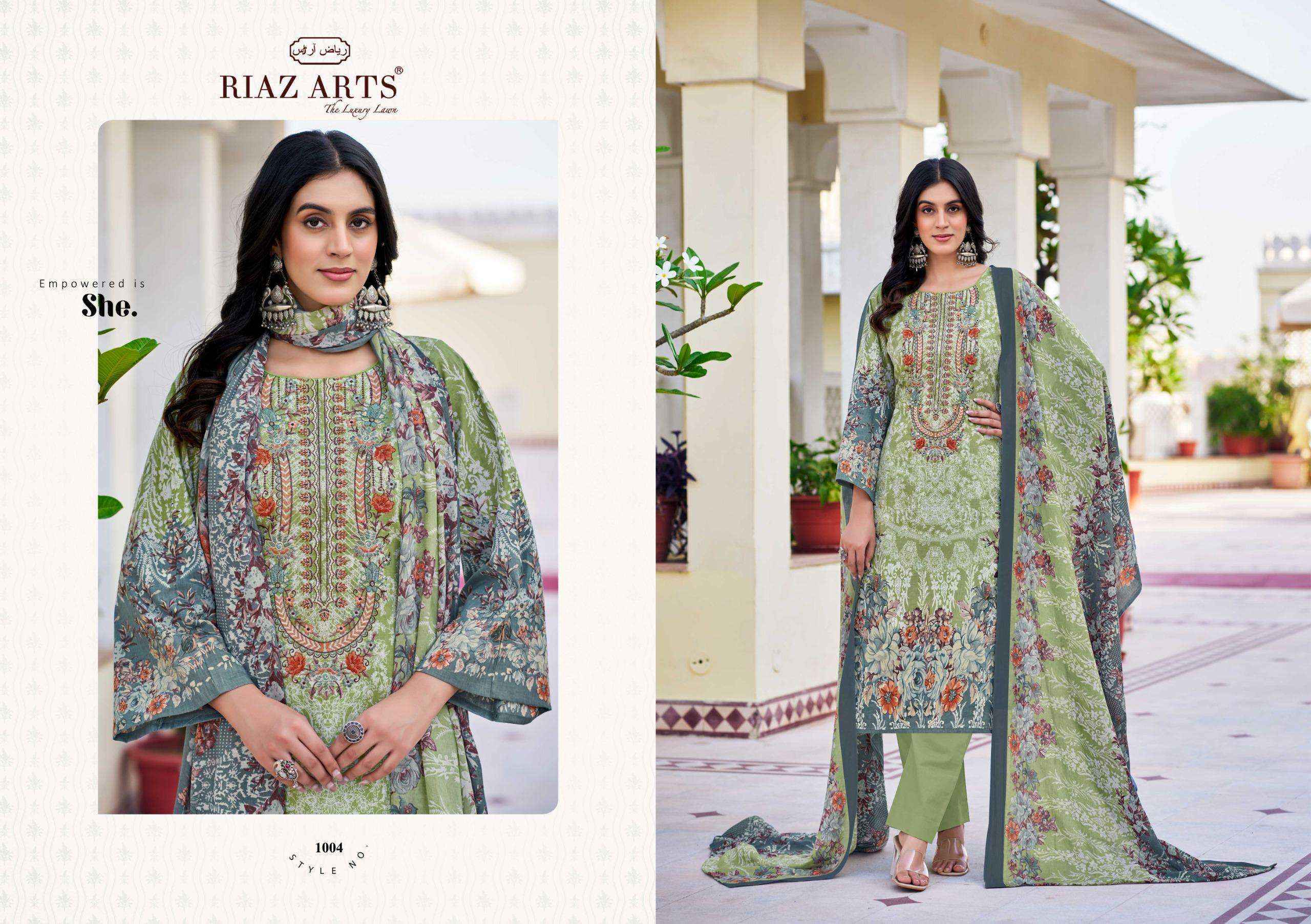 Riaz Arts Musafir Vol-26 Lawn Cotton Dress Material (8 pcs Catalogue)