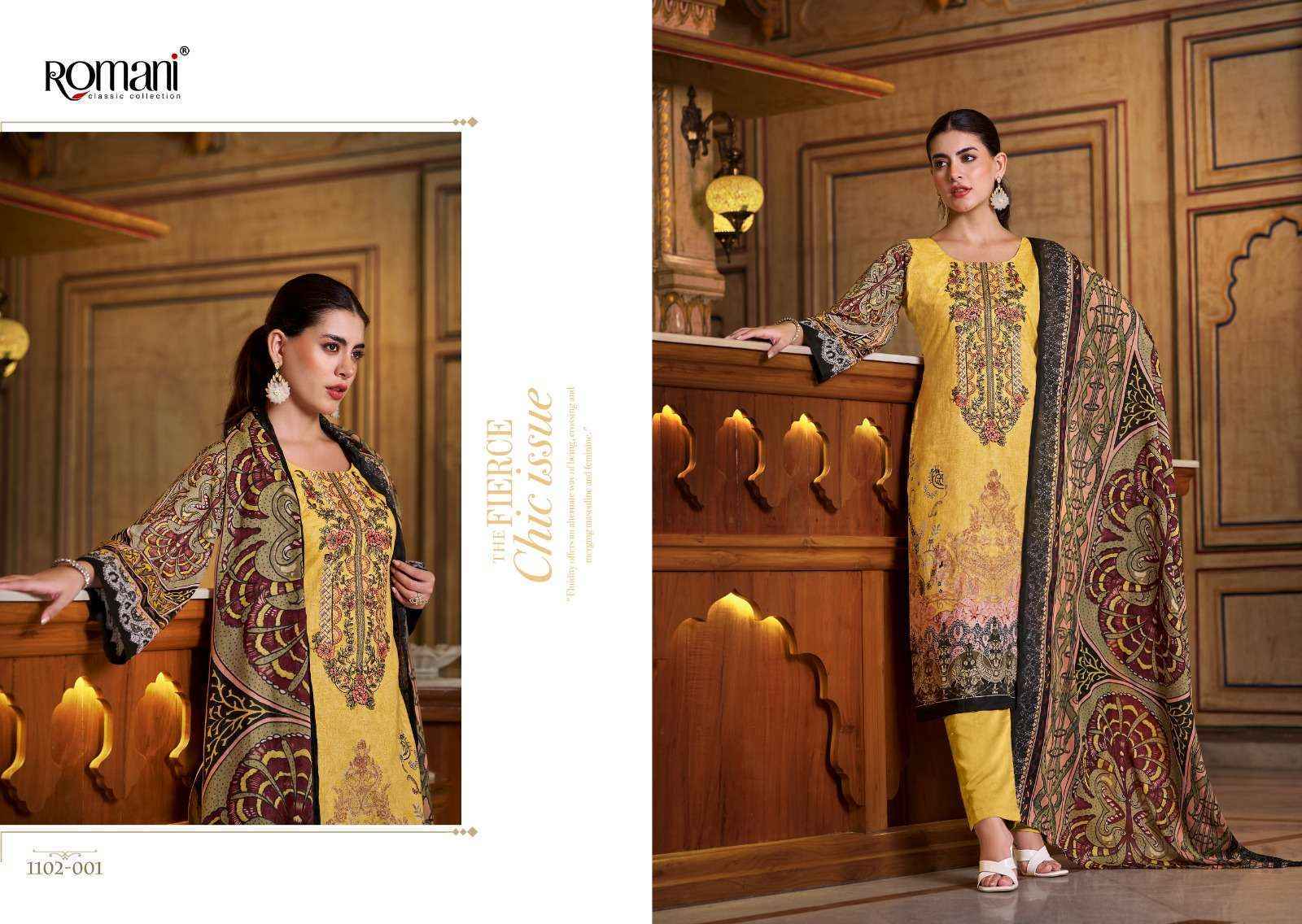 Romani Aarzu Vol 18 Cotton Dress Material 8 pcs Catalogue