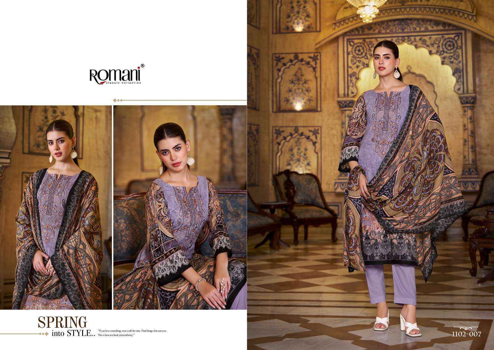 Romani Aarzu Vol 18 Cotton Dress Material 8 pcs Catalogue