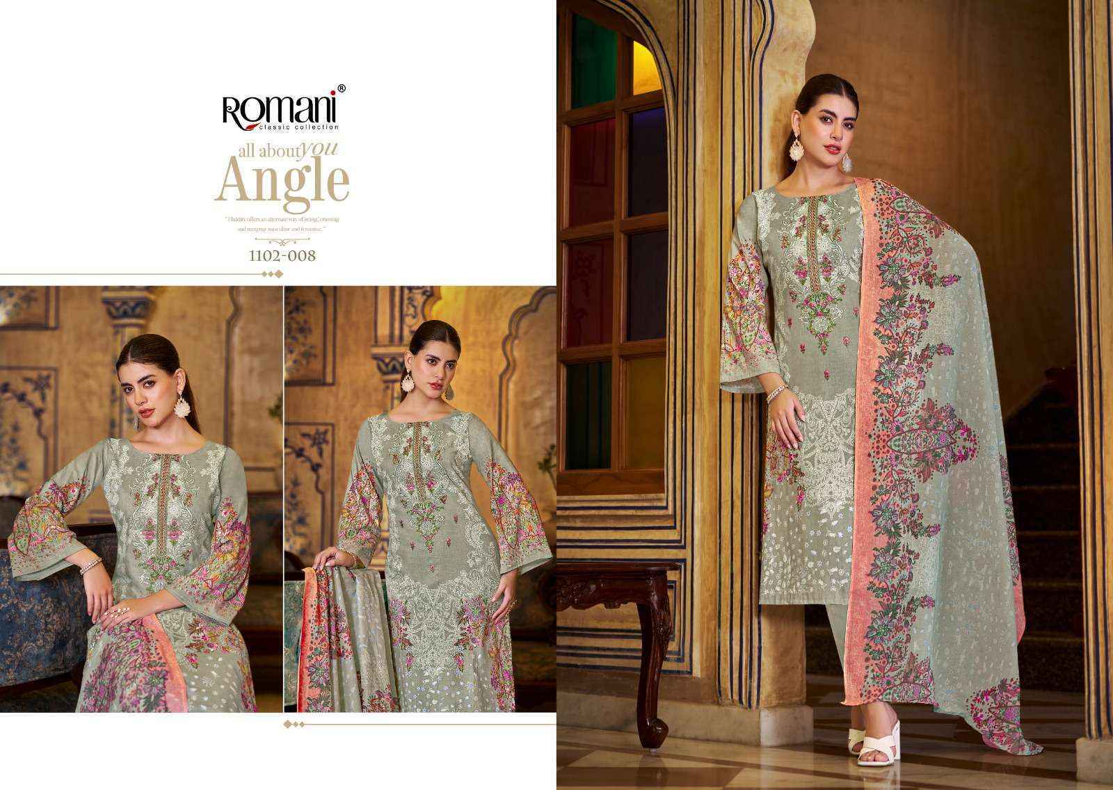 Romani Aarzu Vol 18 Cotton Dress Material 8 pcs Catalogue