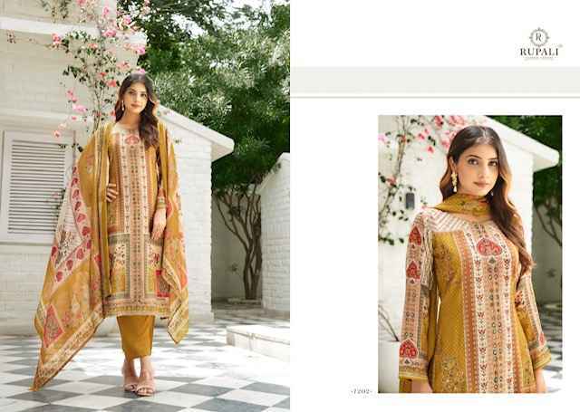 Rupali Fashion Anvika Viscouse Musline Dress Material (4 pcs Catalogue)