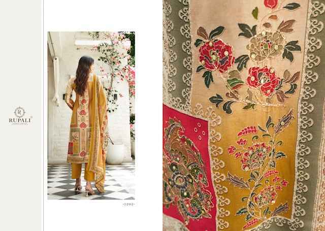 Rupali Fashion Anvika Viscouse Musline Dress Material (4 pcs Catalogue)