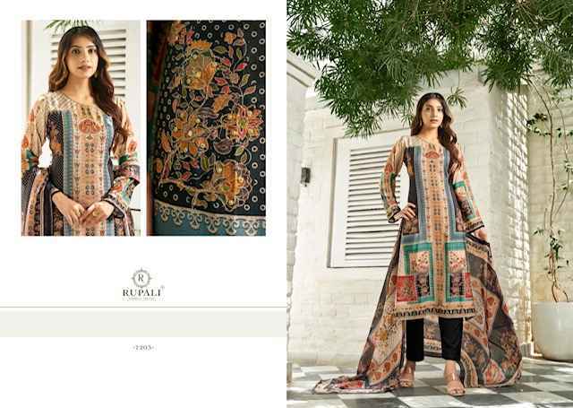 Rupali Fashion Anvika Viscouse Musline Dress Material (4 pcs Catalogue)