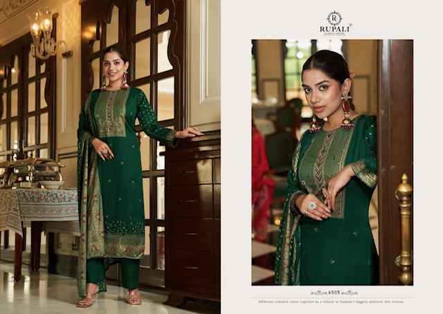 Rupali Fashion Daawat E Ishq Jam Satin Dress Material (6 pcs Catalogue)