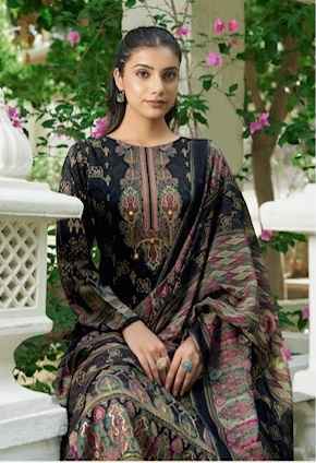 Rupali Fashion Florous Viscouse Musline Dress Material (4 pcs Catalogue)