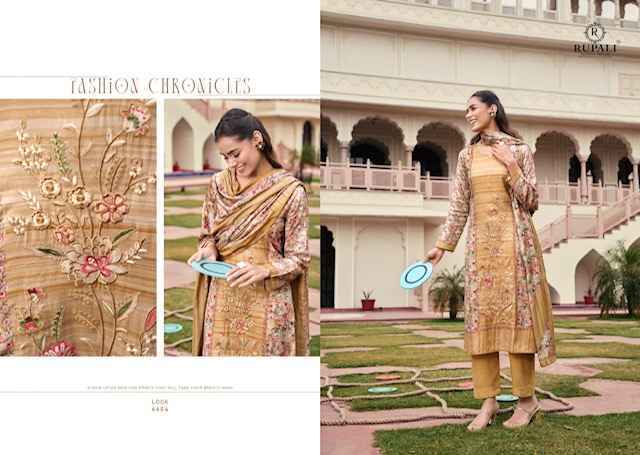 Rupali Fashion Khel Khel Mein Jam Satin Dress Material (4 pcs Catalogue)