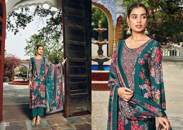 Rupali Fashion Raahi Vol-4 Musline Dress Material (6 pcs Catalogue)