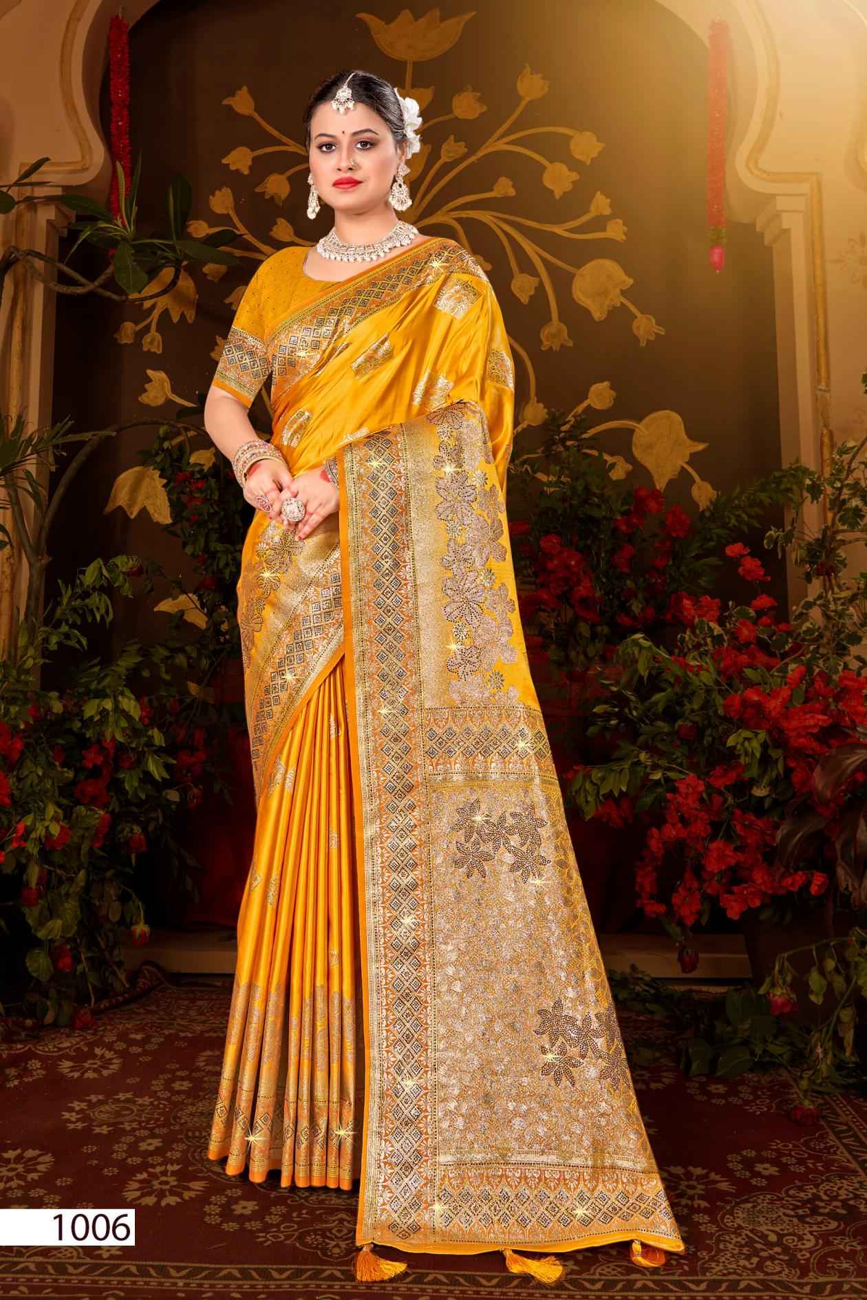 Saroj Surekha Silk Vol-4 Satin Silk Saree (6 pcs Catalogue)
