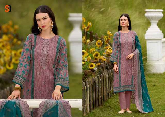 Shraddha Designer Bin Saeed Vol-15 Cotton Dress Material (6 pcs Cataloge)