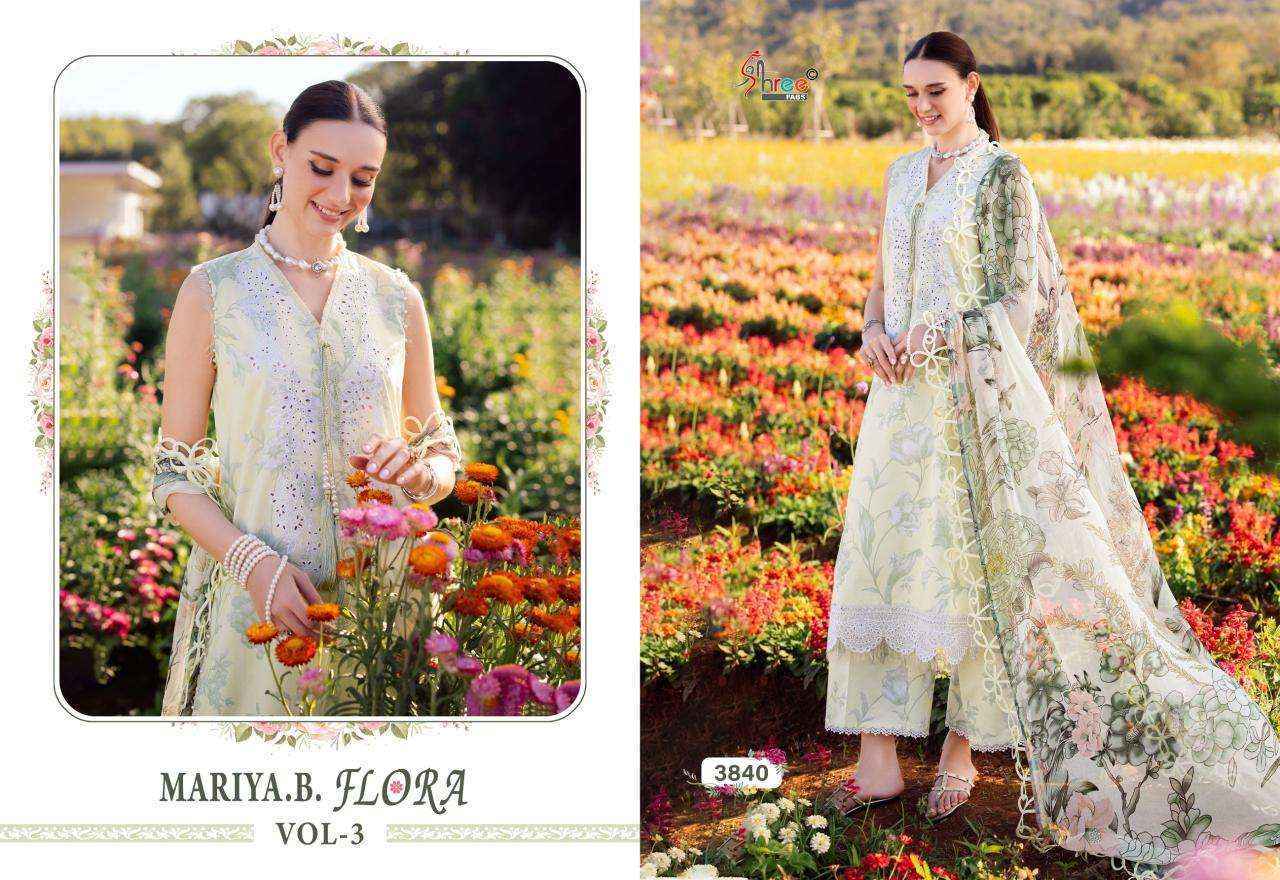 Shree Fabs Mariya B Flora-3 Cotton Dress Material (6 pcs Catalogue)