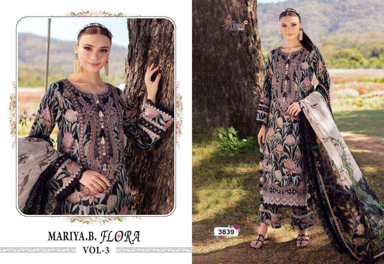 Shree Fabs Mariya B Flora-3 Cotton Dress Material (6 pcs Catalogue)