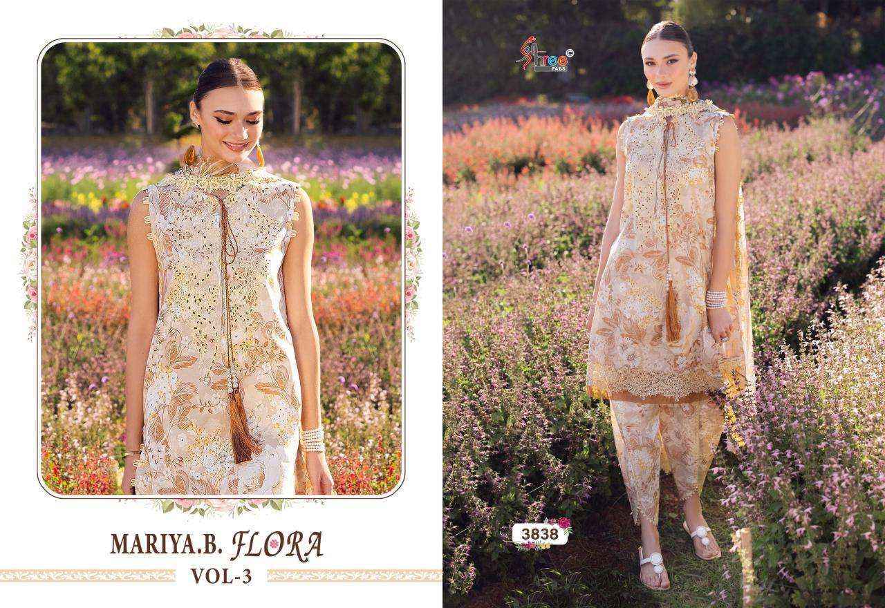 Shree Fabs Mariya B Flora-3 Cotton Dress Material (6 pcs Catalogue)