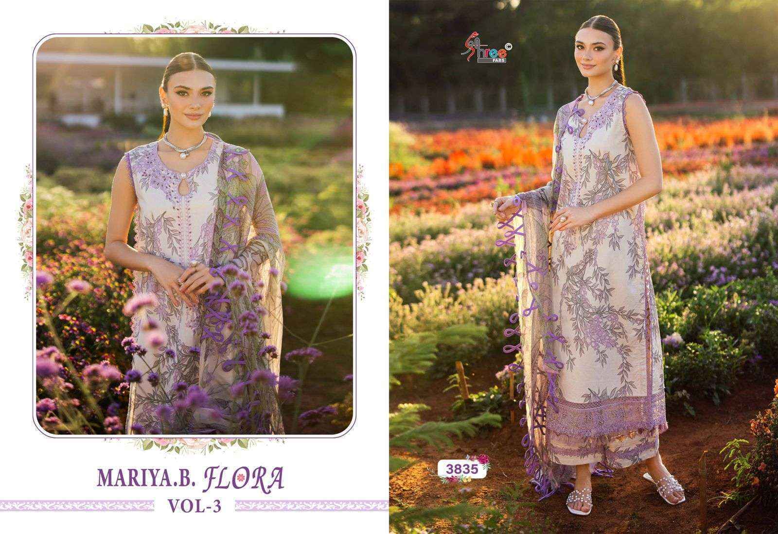 Shree Fabs Mariya B Flora-3 Cotton Dress Material (6 pcs Catalogue)