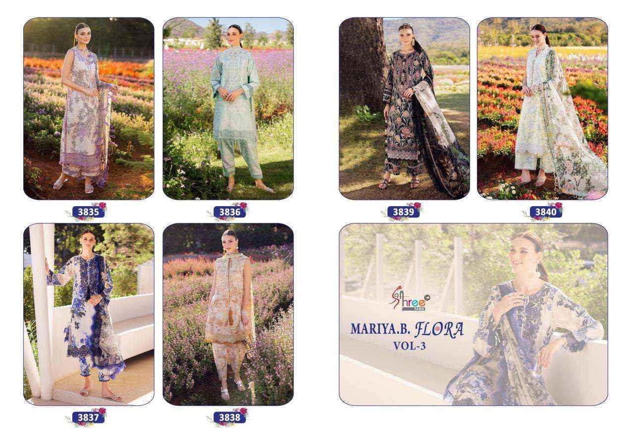 Shree Fabs Mariya B Flora-3 Cotton Dress Material (6 pcs Catalogue)