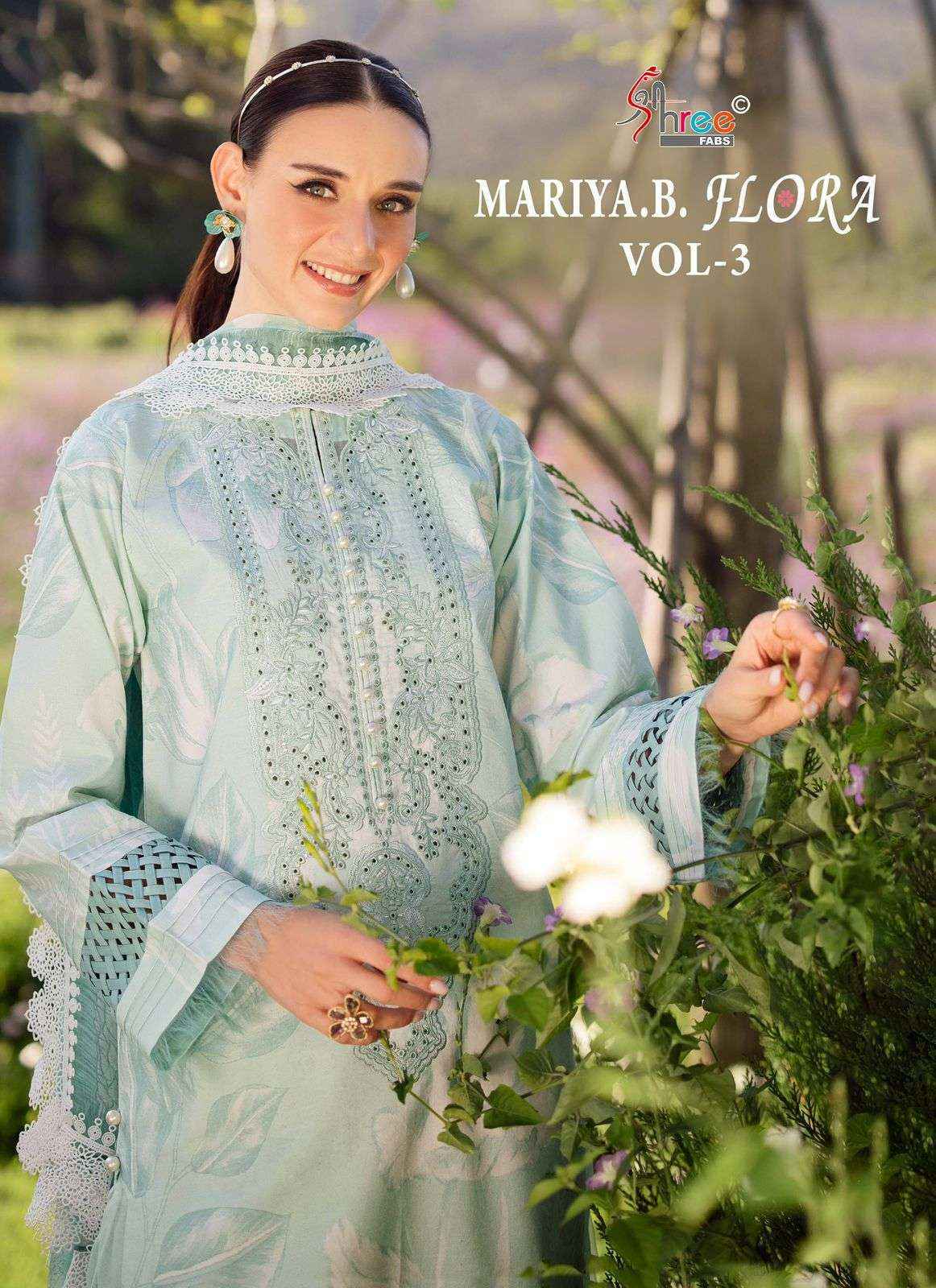 Shree Fabs Mariya B Flora-3 Cotton Dress Material (6 pcs Catalogue)