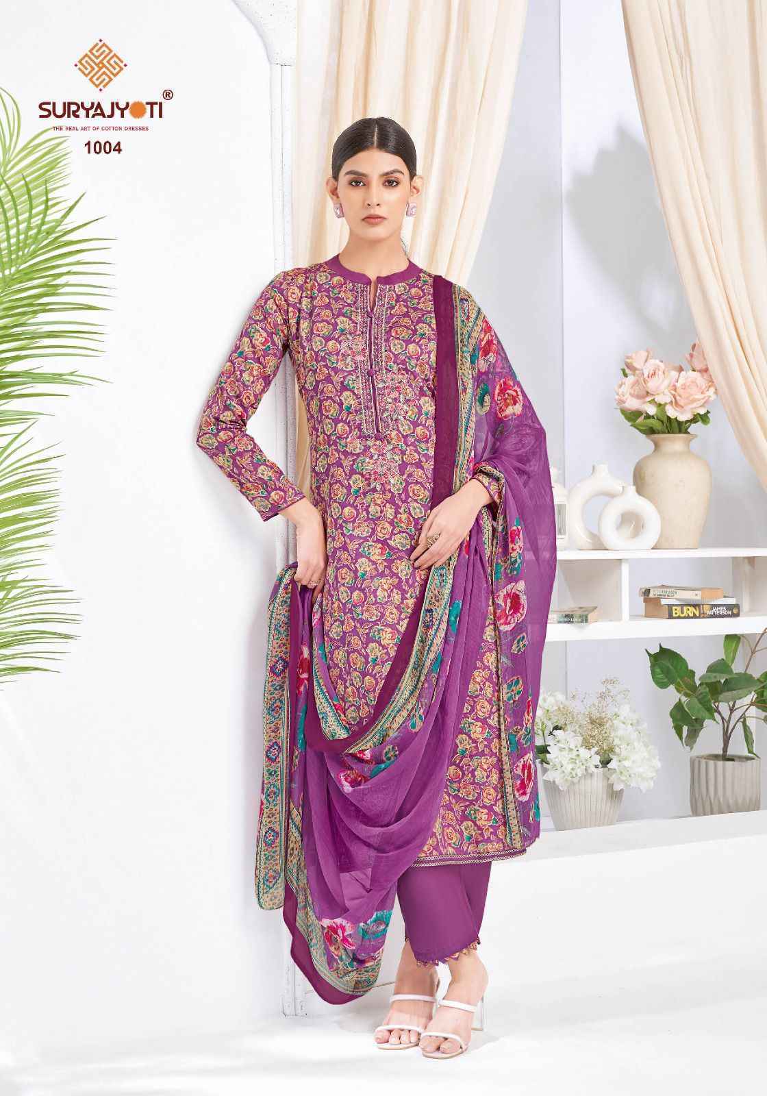 Suryajyoti Kalpana Vol-1 Jam Satin Dress Material (6 pcs Catalogue)