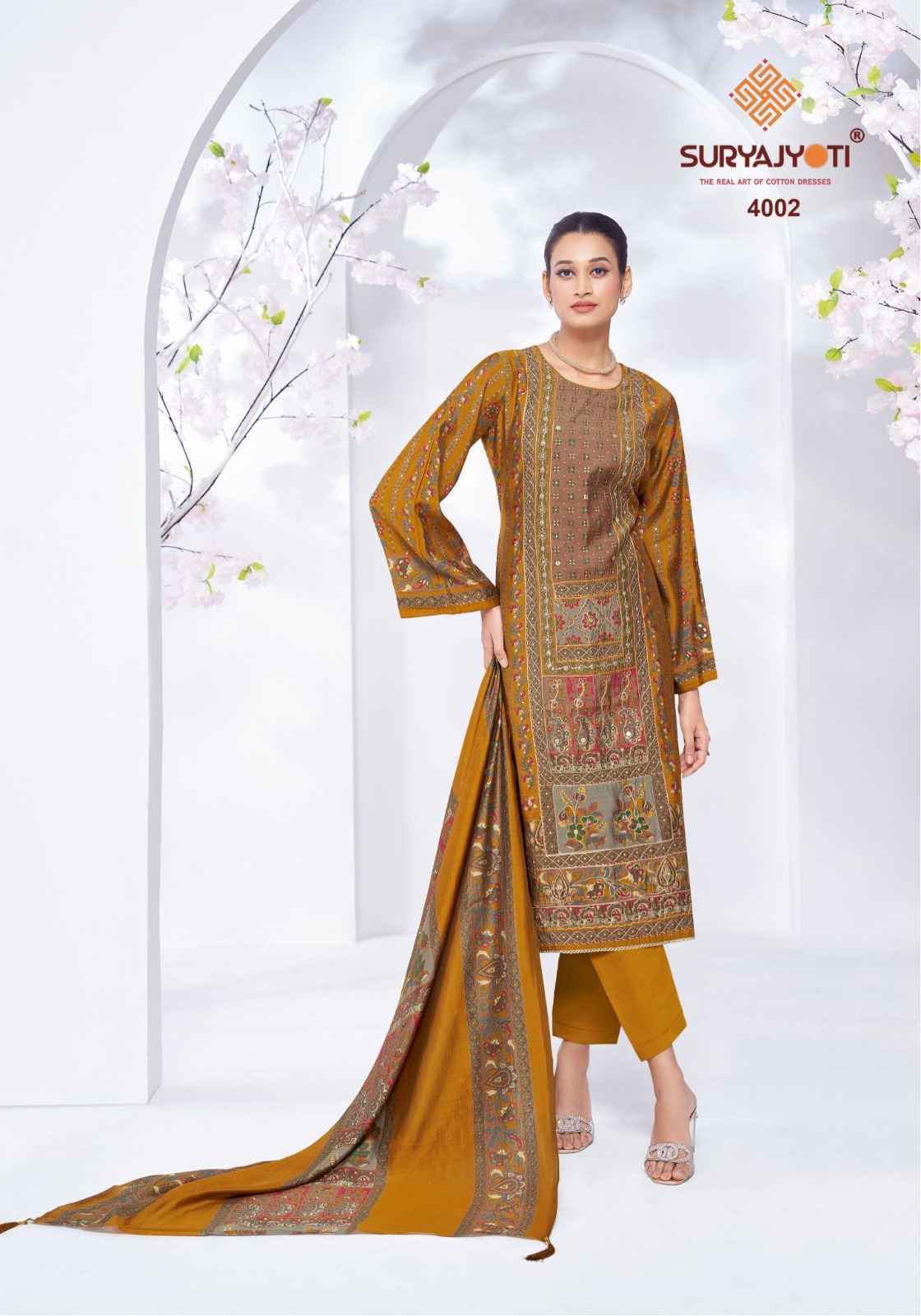 Suryajyoti Kanchan Vol-4 Modal Dress Material (6 pcs Catalogue)