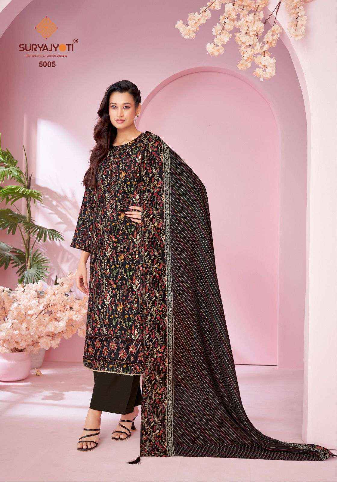 Suryajyoti Kanika Vol-5 Modal Dress Material (6 pcs Catalogue)