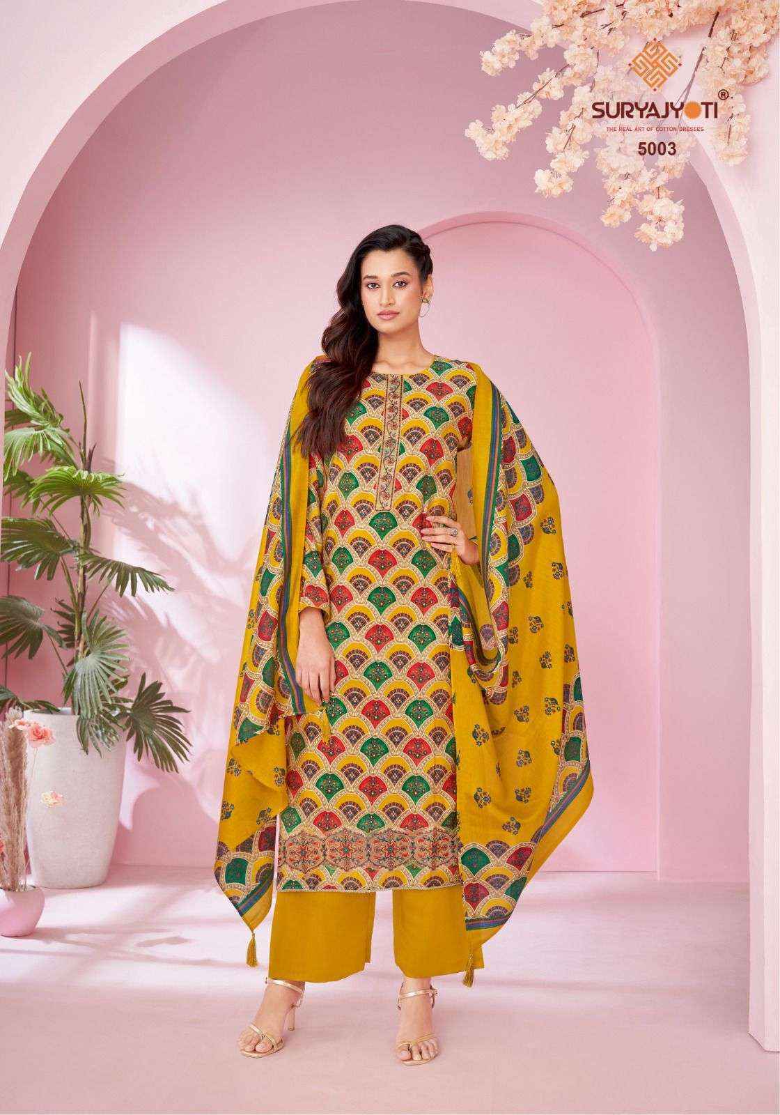 Suryajyoti Kanika Vol-5 Modal Dress Material (6 pcs Catalogue)