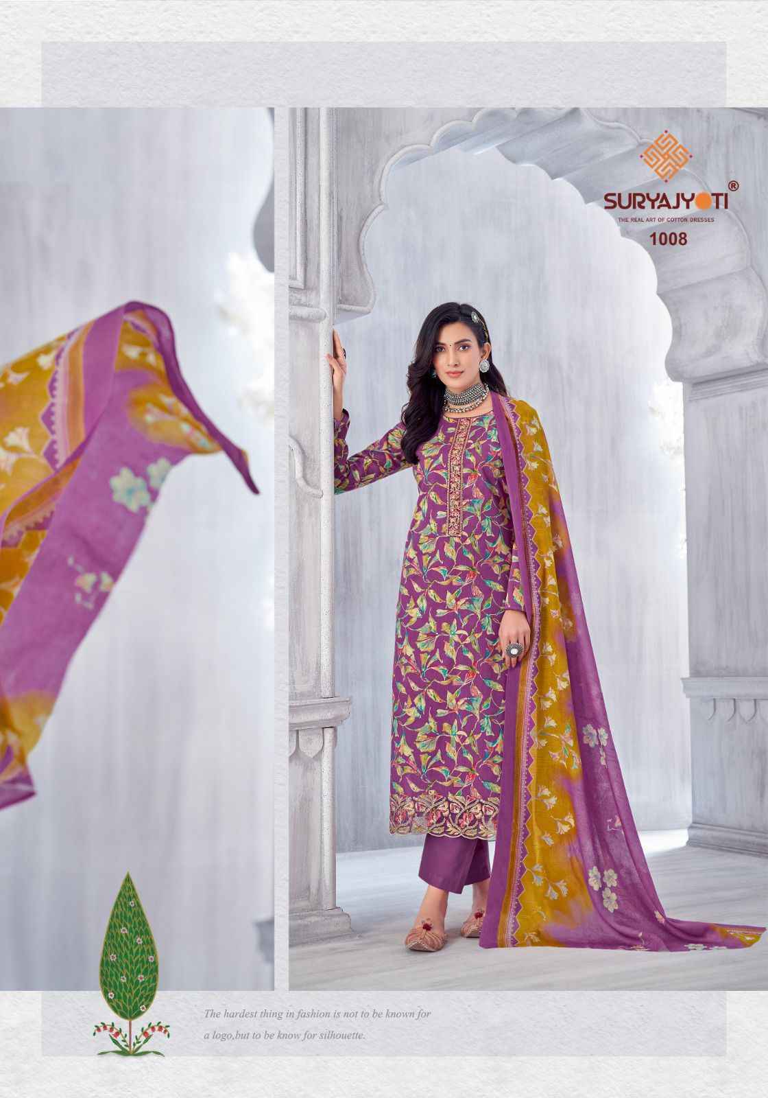 Suryajyoti Kia Vol-1 Lawn Cotton Dress Material (8 pcs Catalogue)