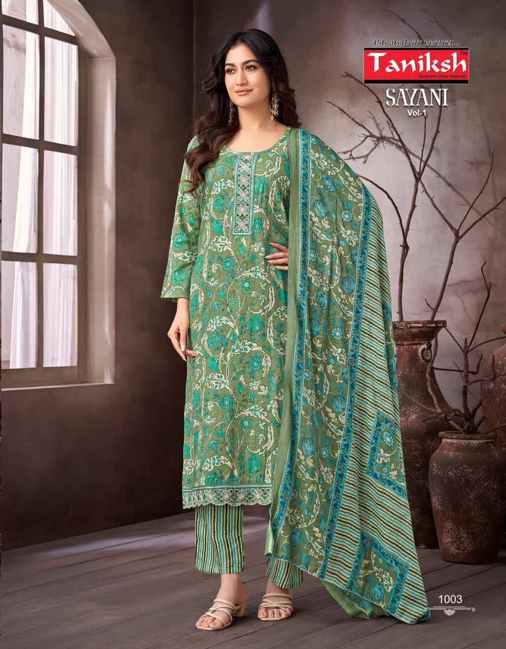 Taniksh Sayani Vol-1 Viscouse Readymade Suit (8 pcs Catalogue)
