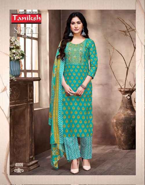 Taniksh Shital Vol 4 Readymade Cotton Dress 8 pcs Catalogue