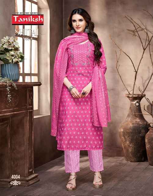 Taniksh Shital Vol 4 Readymade Cotton Dress 8 pcs Catalogue