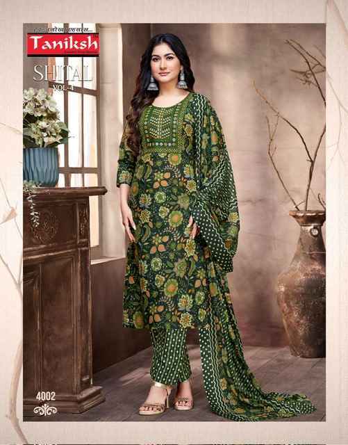 Taniksh Shital Vol 4 Readymade Cotton Dress 8 pcs Catalogue