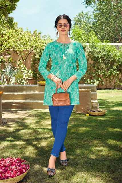 Tips & Tops Cotton Candy Vol-7 Cotton Kurti (8 pcs Catalogue)