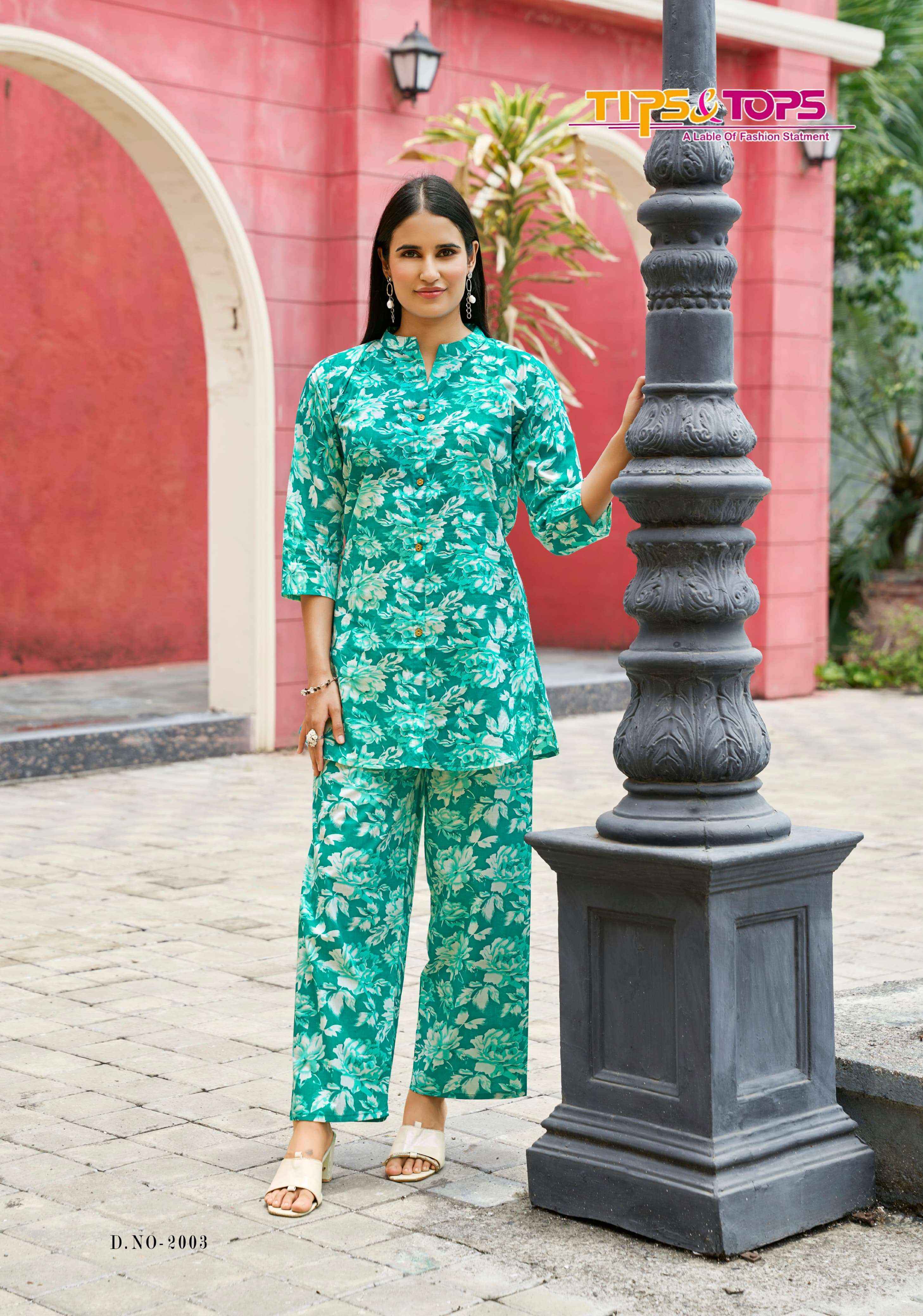 Tips & Tops Cotton Trends Vol-2 Cotton Co ord set (6 pcs Catalogue)